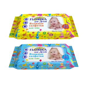 Wet wipes for children Aloe Vera TM "FLORIKA" 15 pcs.